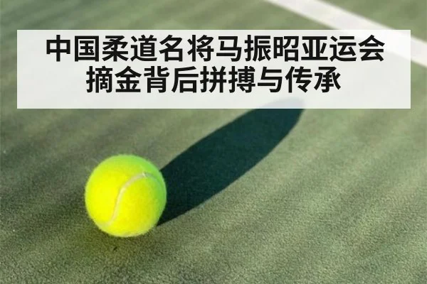 中国柔道名将马振昭亚运会摘金背后拼搏与传承